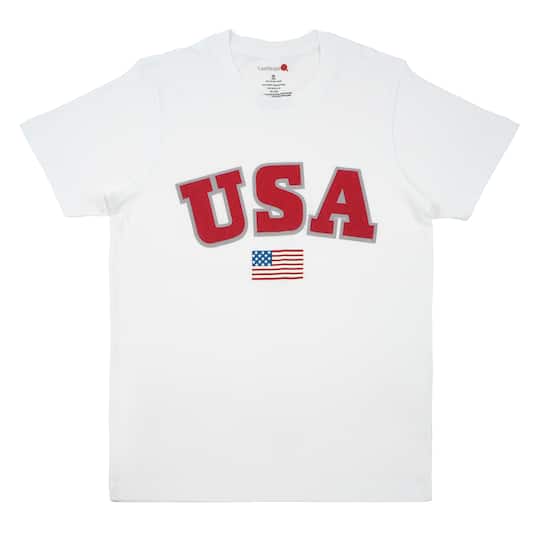 USA Flag Short Sleeve T-Shirt by Celebrate It